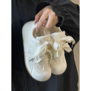 路十三韩系小众泡芙鞋夏季新款配裙子小白鞋学生平底百搭chic板鞋