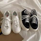 子女春季 百搭透气小白鞋 2025新款 路十三小众设计鞋 学生超火帆布鞋