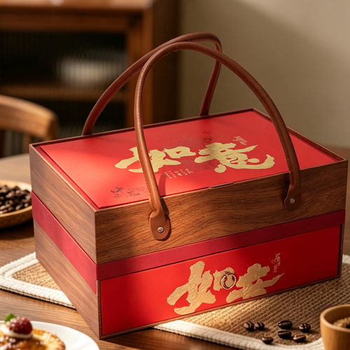 8粒10粒12粒高档月饼礼盒中秋礼品空盒子双层提篮高端月饼包装盒