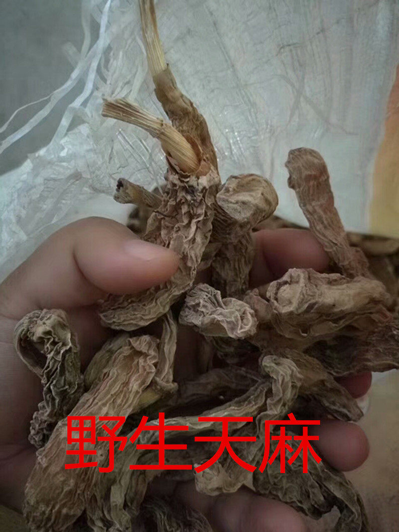 东北集安特产中药材野生天麻 纯天然 默认发货干天麻250克