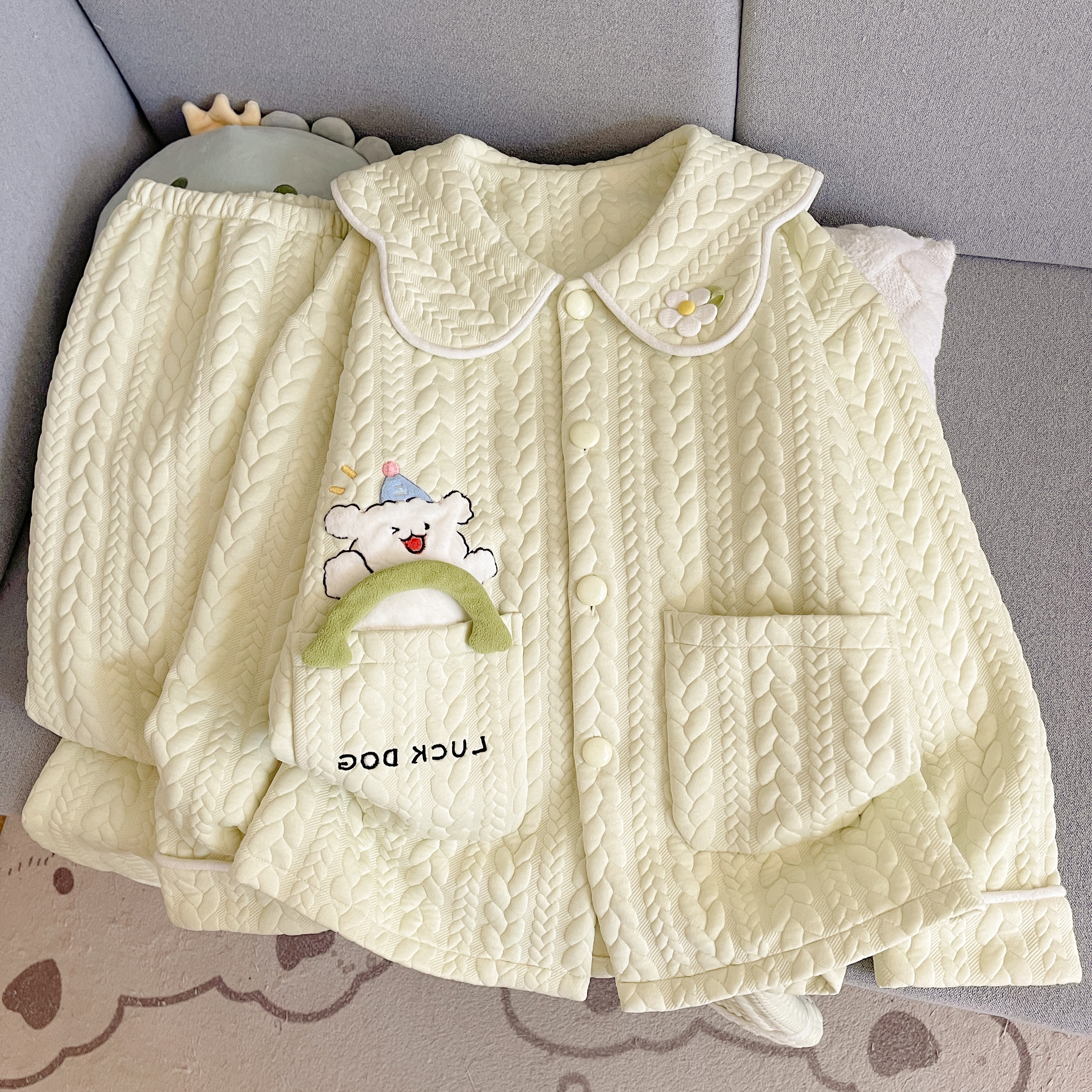 睡衣女款2025新款冬高级感加绒