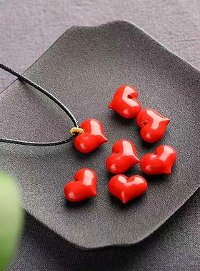 朱砂蜡皮绳女锁骨链特色