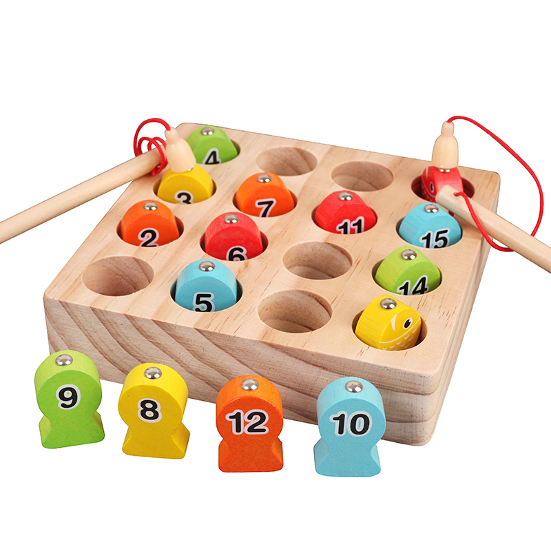 钓鱼早教益智力数字小孩儿童玩具