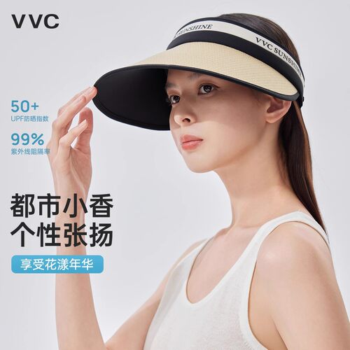 VVC空顶大檐防紫外线可挎帽