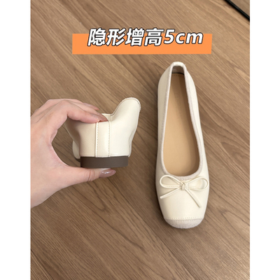 伊贝猫~软皮软底玛丽珍鞋女单鞋