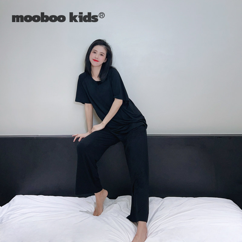 MOBAO 아동복_봄 여름 친자 가정복 - 5A 항균 속건 부드럽고 밀랍이며 시원한 가정복 속옷 세트