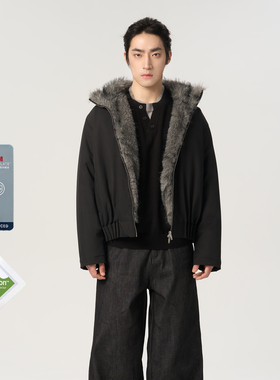 APOECHO 特氟龙Teflon三防毛领新雪丽冬季保暖棉服外套