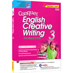 SAP 新加坡小学英语写作练习册 Conquer Creative Writing Workbook 3 三年级 创意写作训练 攻克系列 作文提高版 英文原版教辅