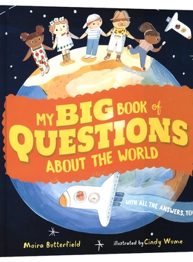 My Big Book Of Questions About World 关于世界 我的问题之书 精装问答百科 4-8岁 儿童科普读物 英文原版进口图书