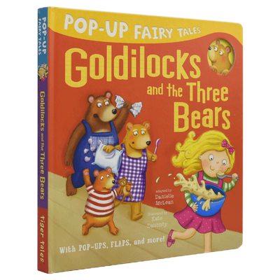 金发女孩和小熊立体童话绘本