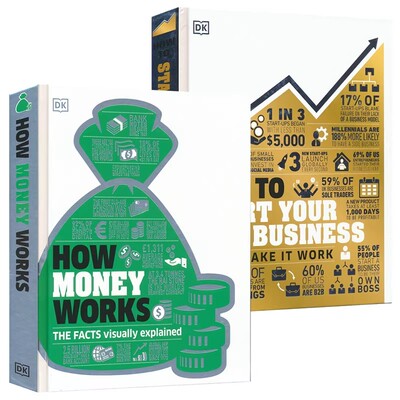 DK How Money Works How to Start Your Own Business 金钱是如何运作 如何创业 DK百科 14 探索世界奥秘的终极指南 英文原版图书