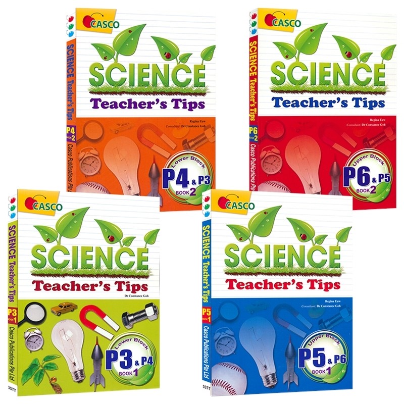 Casco Science Teacher's Tips P3-6 新加坡小学科学练习册 教师解析指南 高效提分 答题技巧 3-6 年级 科学教辅 英文原版进口图书