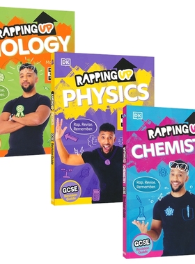 DK Rapping Up Biology Physics Chemistry 说唱生物 物理 化学 趣味复习指南 GCSE备考 初中科学知识点笔记 英文原版进口教辅