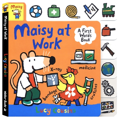 Maisy At Work 小鼠波波去工作 Lucy Cousins 幼儿英语词汇启蒙纸板书 亲子读物 绘本 英文原版进口儿童图书