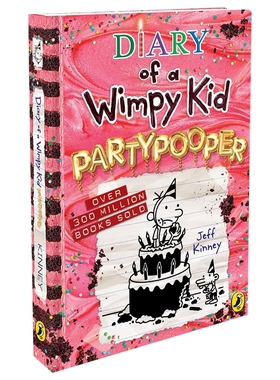 预售2025年新品 小屁孩日记20 精装 英文原版 Diary of a wimpy kid partypooper 英语漫画桥梁章节书 课外阅读书籍 Jeff Kinney