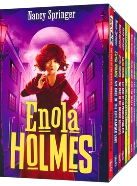 Enola Holmes 天才少女福尔摩斯 9册盒装 Netflix电影原著 青少年推理小说 英文原版进口儿童图书