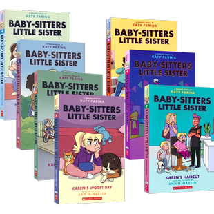 Baby-sitters Little Sister Graphic Novel 保姆小妹 俱乐部系列漫画书1-10册 英语故事桥梁书 青少年图像小说 英文原版进口图书