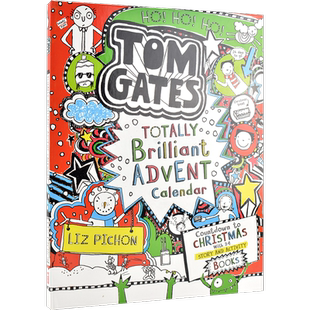 Tom Gates Totally Brilliant Advent Calendar 圣诞节倒计时日历 24册 汤姆·盖茨主题 迷你活动和故事书 英文原版进口图书