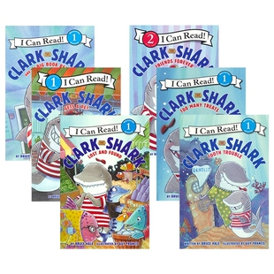 I Can Read Clark the Shark Collection 鲨鱼克拉克系列 幽默诙谐 故事百科 儿童英语分级读物 英文原版进口