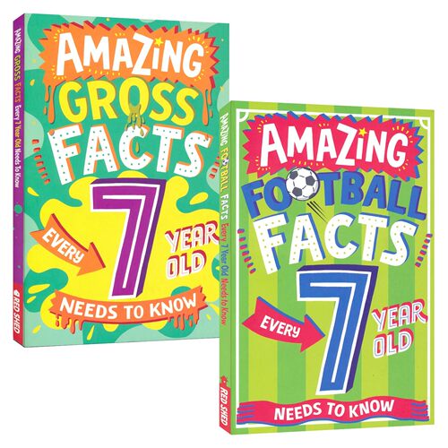 Amazing Football/Gross Facts Every 7 Year Old Needs to Know 7岁小孩必知的足球事实/恶心冷知识 儿童百科 英文原版进口图书