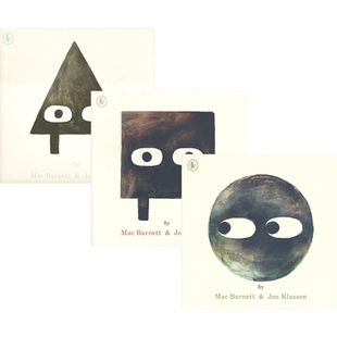 Circle Square Triangle 圆形 正方形 三角形 形状三部曲 艺术启蒙 形状认知 名家绘本 纽约时报畅销书 英文原版进口