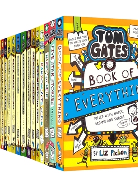 英文原版 Tom Gates 汤姆盖茨系列1-22 涂鸦漫画日记体 趣味章节书 9-12岁 中小学生英语课外读物