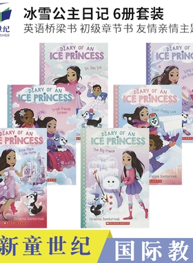 英文原版 Scholastic Diary of an Ice Princess 冰雪公主日记6册 学乐桥梁书 初级章节小说 7-10岁 儿童英语读物
