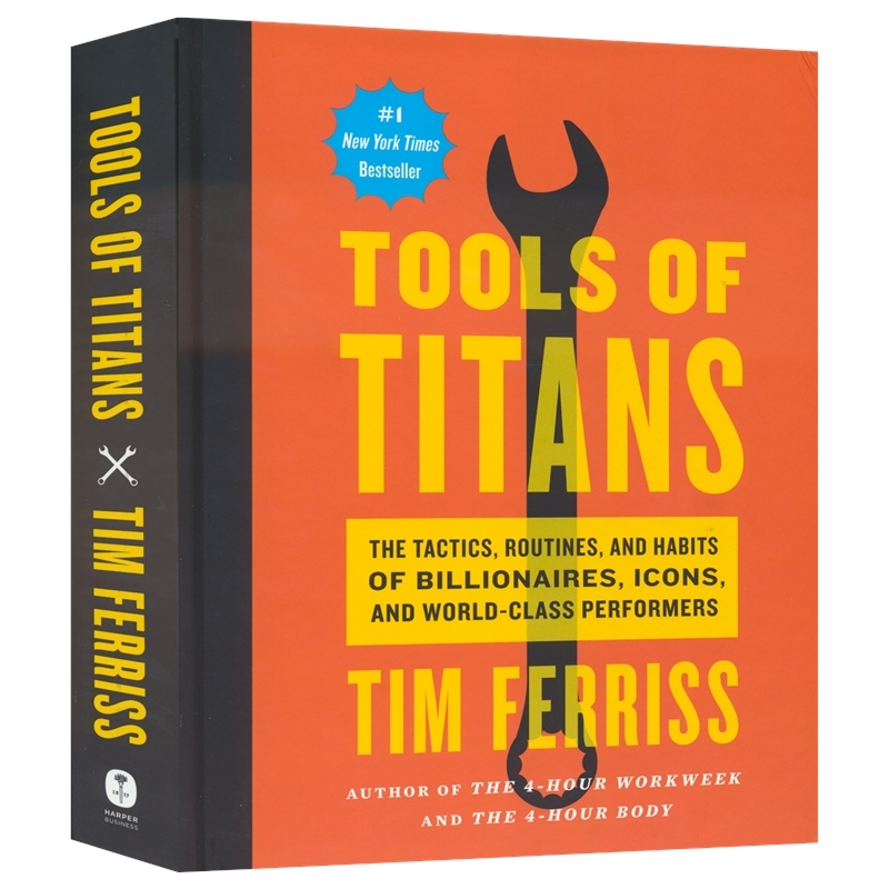 Tools of Titans 巨人的工具 英文原版进口图书 蒂姆·费里斯 学习巨人们的思维习惯方法 巨人的极简人生建议 纽约时报畅销书