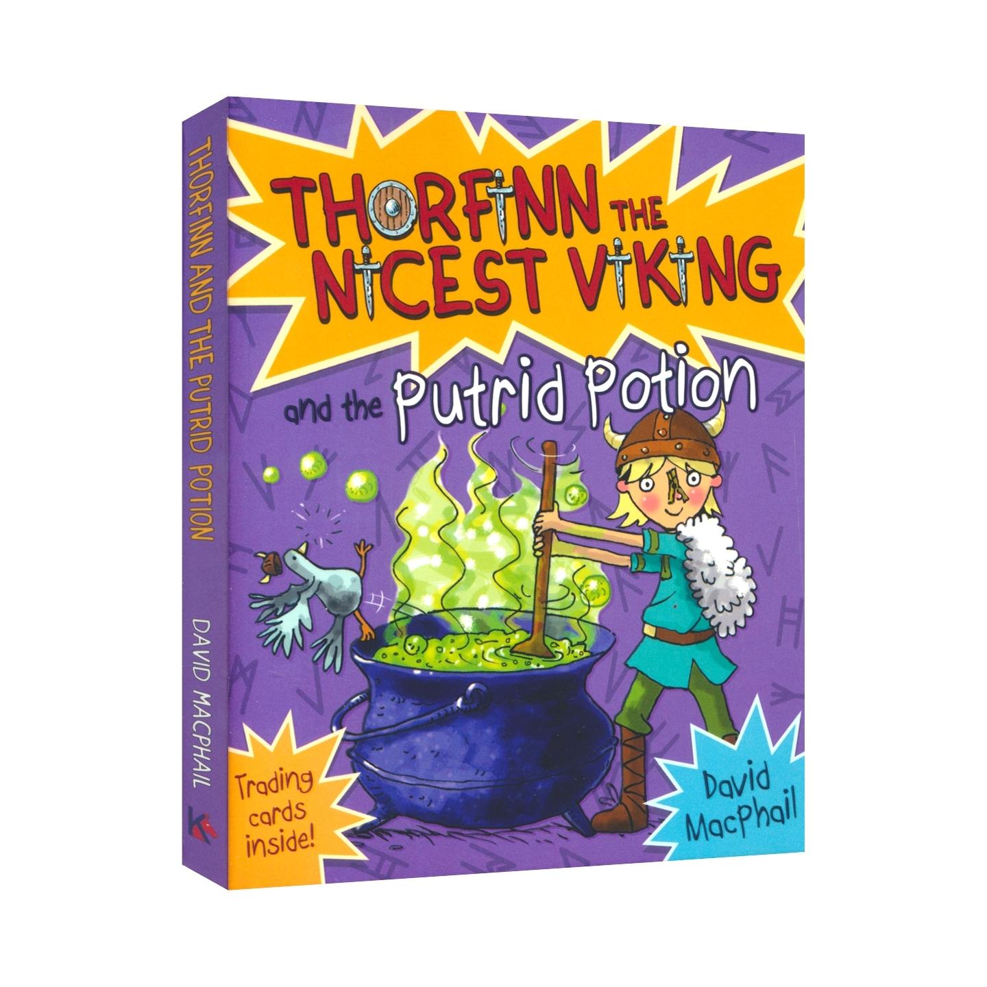 Thorfinn the Nicest Viking and the Putrid Potion 8 最善良的维京人索芬和恶臭的药水 英语章节桥梁书 英文原版进口儿童图书