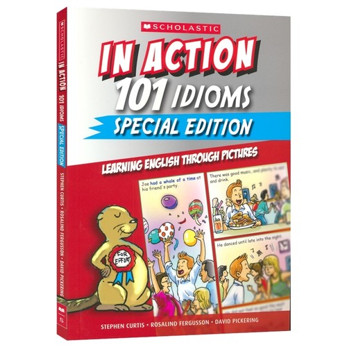 In Action 101 Idioms Special Edition 学乐101个实用英语习语 趣味漫画 英语习语专项训练 小学生课外读物 英文原版进口图书