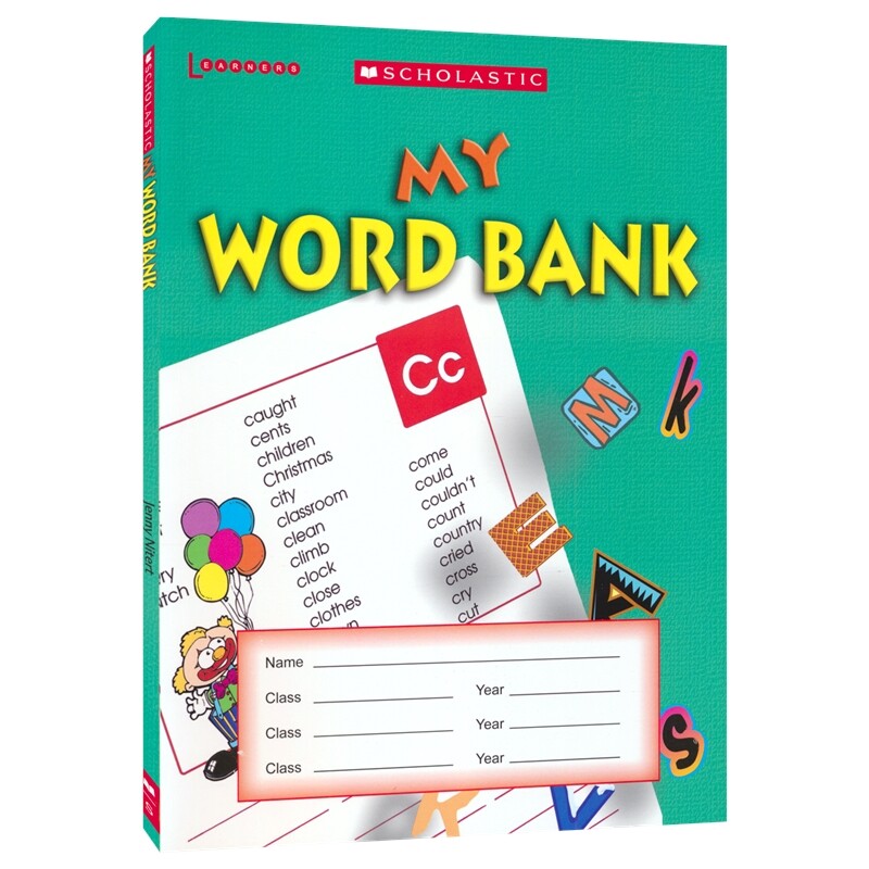 【自营】美国学乐 Scholastic My Word Bank 我的词汇宝库 小学英语核心词汇 提升词汇量 生活写作考试常见词 A-Z编排 英文原版