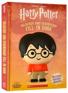 Harry Potter Squishy Bravery and Friendship 哈利·波特 勇气与友谊 益智活动 绘画 英文原版进口儿童图书