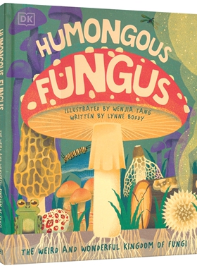 DK Humongous Fungus 巨型真菌 知识百科全书 科学启蒙 7-9岁 精装全彩插图 少儿科普 知识拓展 儿童课外读物 英文原版进口图书