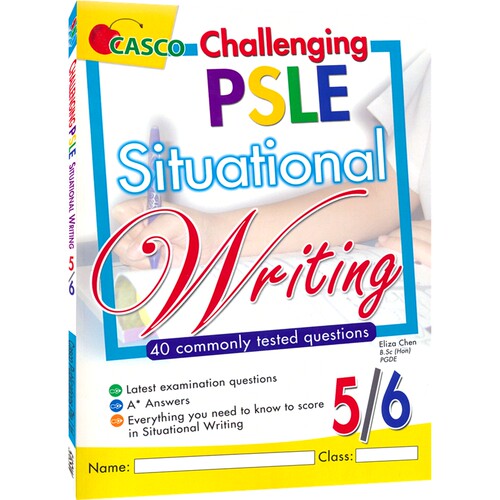 【自营】Casco Challenging PSLE Situational Writing 5&6  新加坡英语PSLE情境写作实战训练 5-6年级 英文原版进口图书
