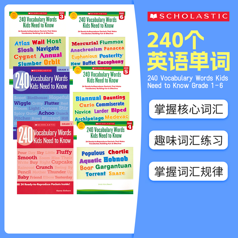 孩子需要知道的240个英语单词