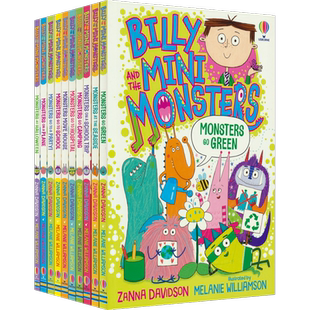 Billy And The Mini Monsters 比利和小怪兽 友谊故事 初级章节桥梁书 6-9岁 冒险 英语课外读物 英文原版进口儿童图书