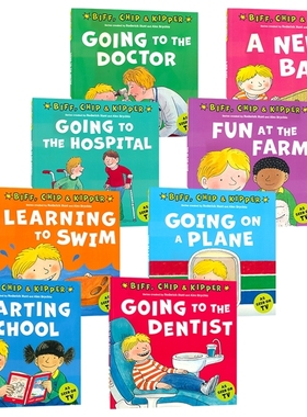 牛津树分级阅读 Oxford reading tree 英文原版绘本 Biff Chip Kipper First Experiences8册 生活体验套装 英文原版进口儿童图书