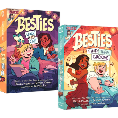 闺蜜01-02英文漫画书