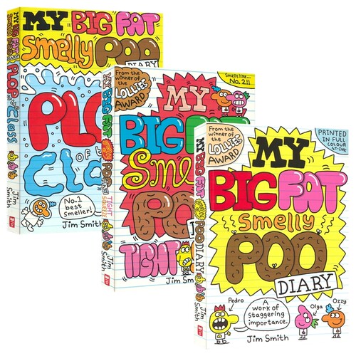 My Big Fat Smelly Poo Diary 我的臭便便日记1-3 漫画书 图像小说 桥梁书 Barry Loser 作者新作 英文原版进口儿童图书