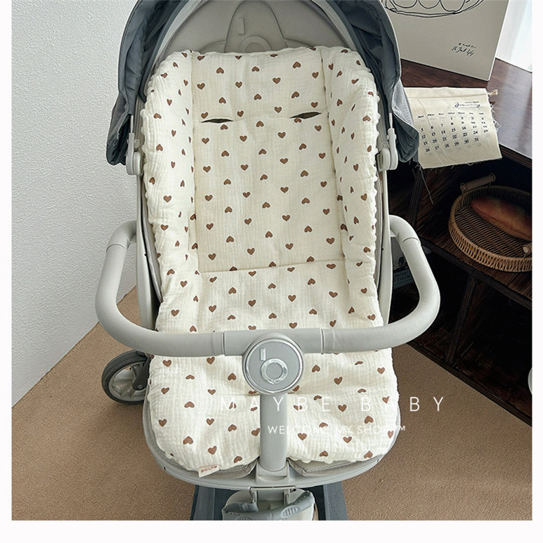 韩国ins婴儿推车垫纱布豆豆绒防滑加厚保暖防寒棉垫冬季外出垫,婴童用品,推车配件,淘宝优惠券,粉丝福利购,淘宝优惠卷