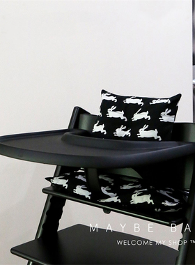 韩国Stokee儿童成长餐椅座垫加厚防滑坐垫婴儿吃饭椅垫椅套配件