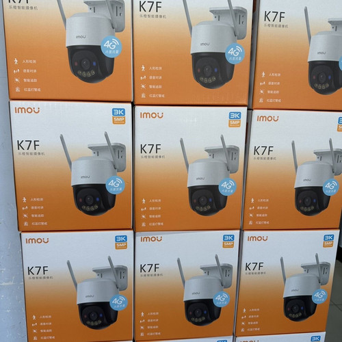 乐橙K7F 500万 4G终身免流量球 有电无网,双向对讲红外全彩跟踪