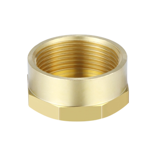 堵头内丝铜46四六分1寸加厚水暖气动角阀水管闷头堵塞头丝堵堵帽