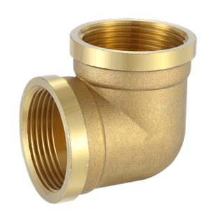 弯头铜双内丝外丝变径6分转4分加长加厚45/90度直角气水管件接头