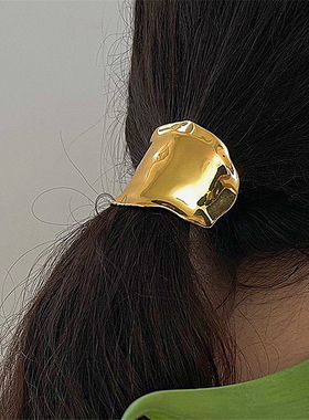 法式设计高品质重工铜铸造凹凸工艺发簪小众复古发扣发叉发饰发夹