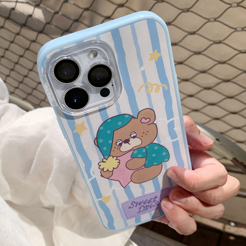 星星小熊磁吸适用于苹果手机壳