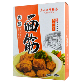 江苏无锡特产 真正 老陆稿荐 肉酿面筋 熟食小吃
