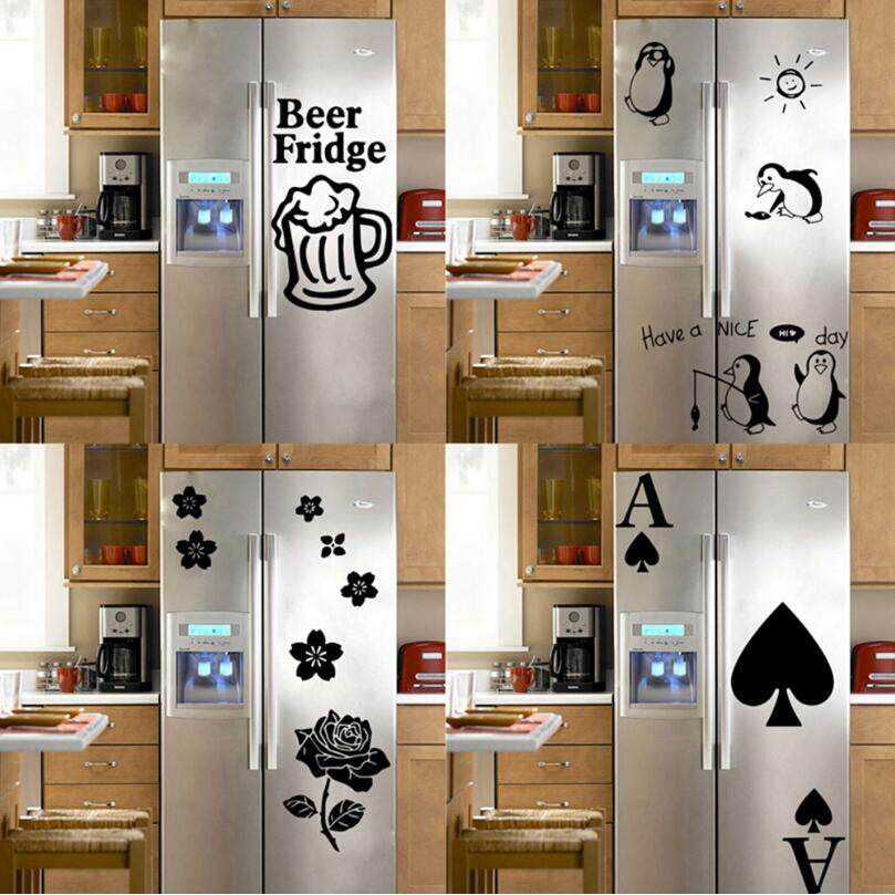 新款卡通动漫木门贴儿童房间贴玻璃防水橱柜冰箱贴装饰餐厅自粘贴