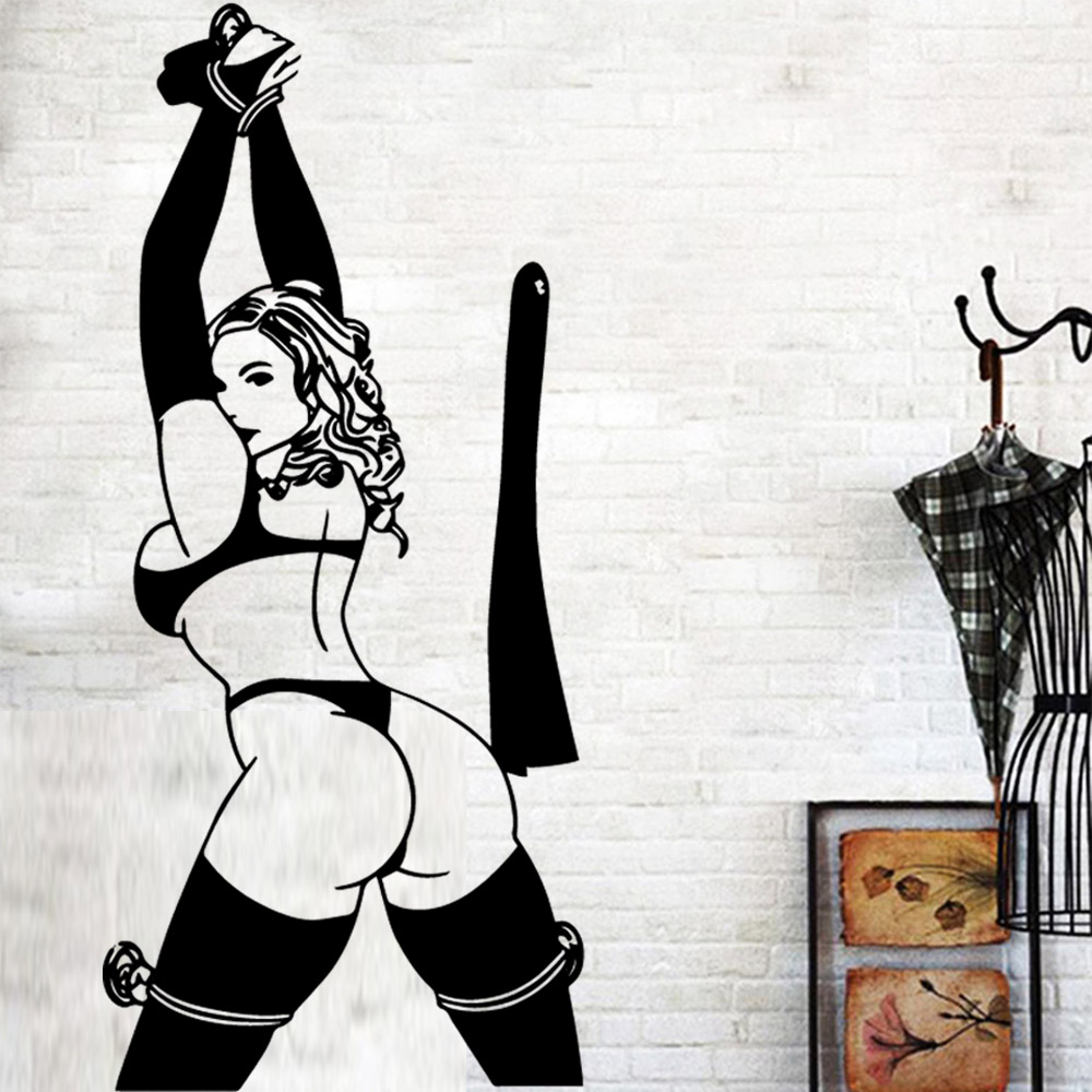 欧式美女小丑漫画性感公主墙贴