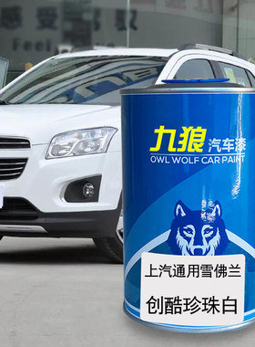 九狼汽车上成汽通品用雪漆佛兰创酷珍珠白色星夜蓝极夜黑景程黑色